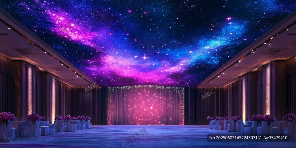 夢(mèng)幻星空主題婚禮場(chǎng)地