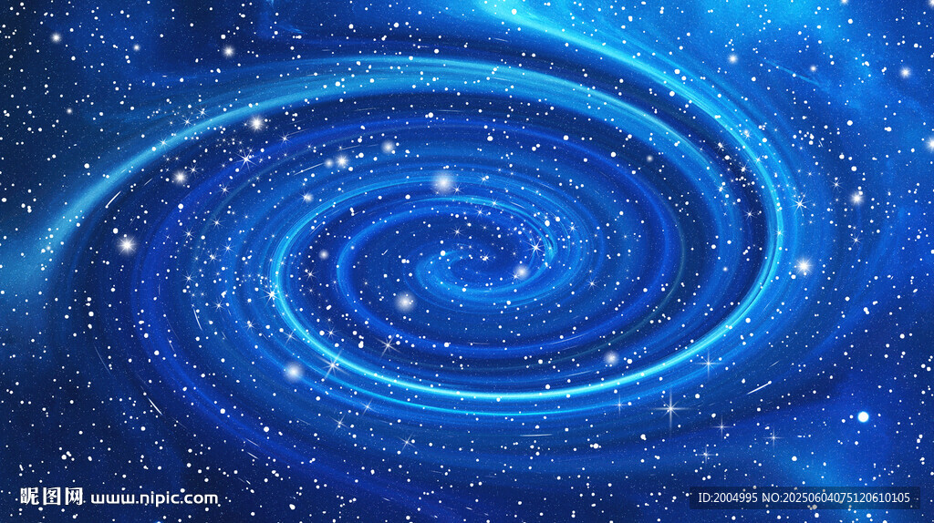 藍色漩渦星空