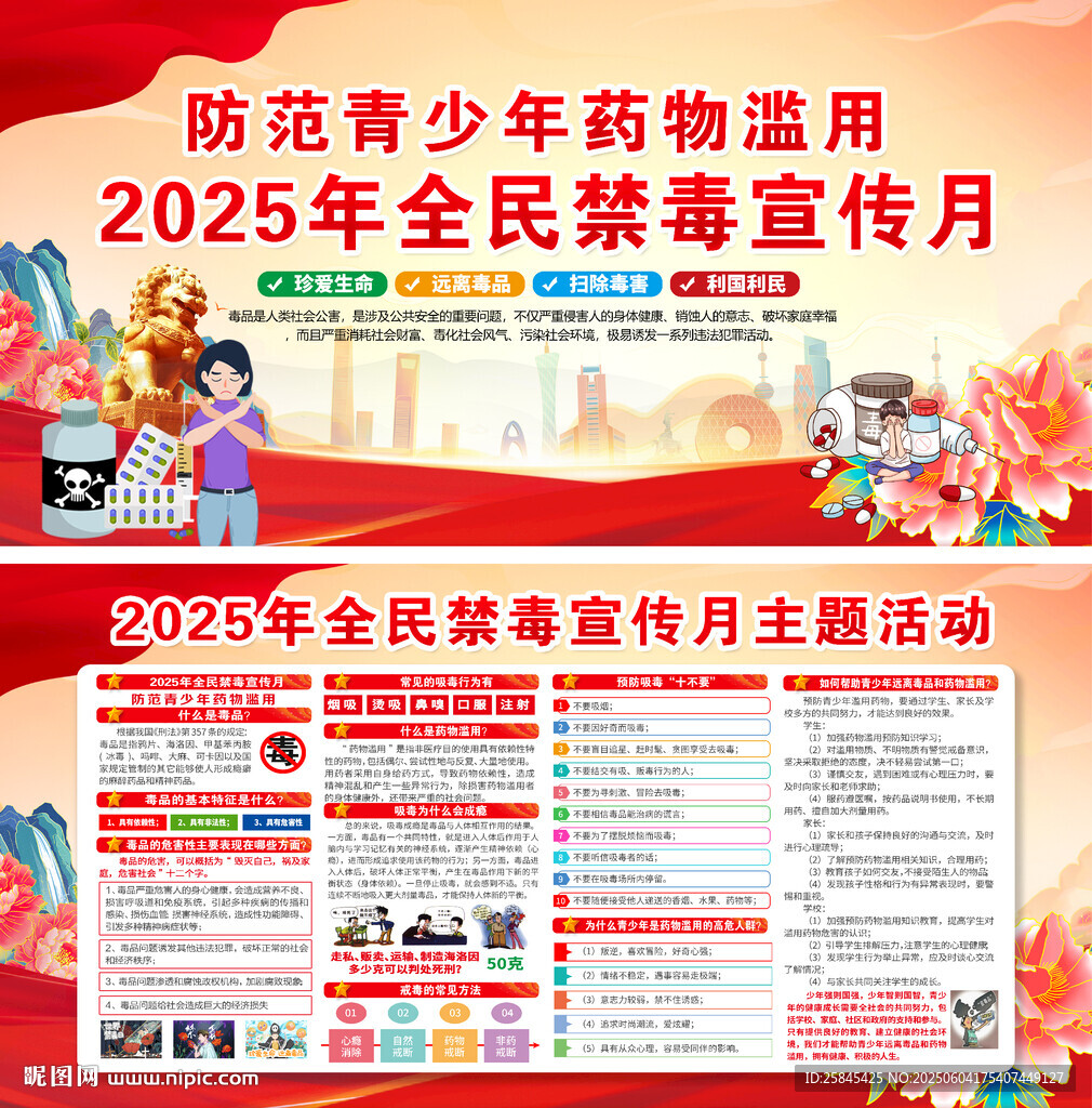 2025全民禁毒宣傳月