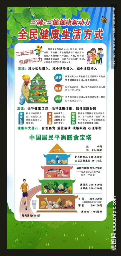 三減三健知識展架