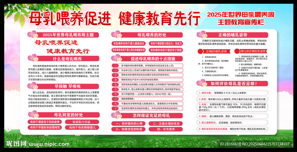 母乳喂養(yǎng)宣傳欄