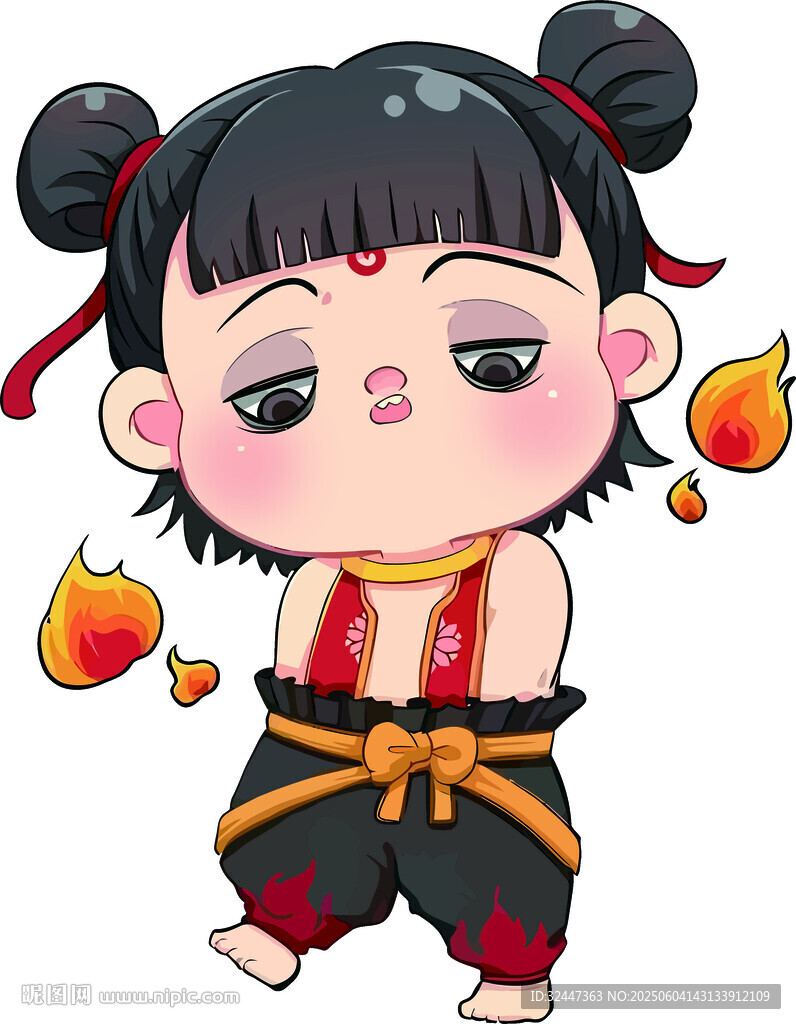 可愛哪吒形象