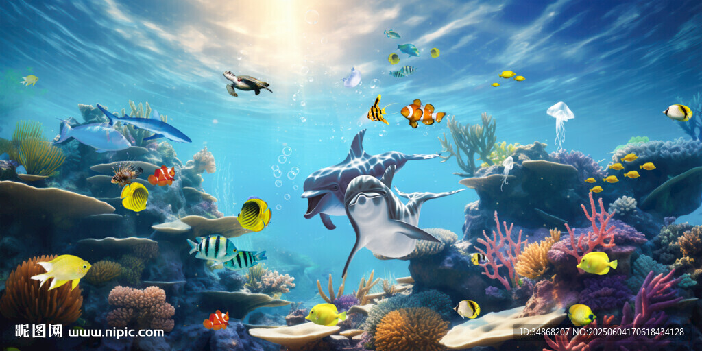 海底世界海底生物