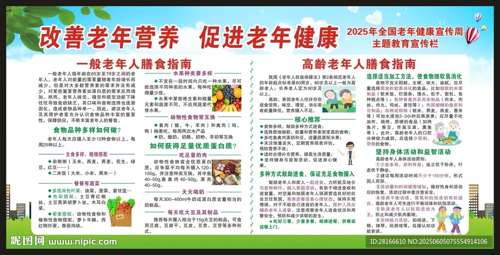 老年健康宣傳周宣傳欄