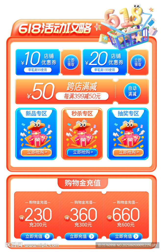 促銷活動優惠展示