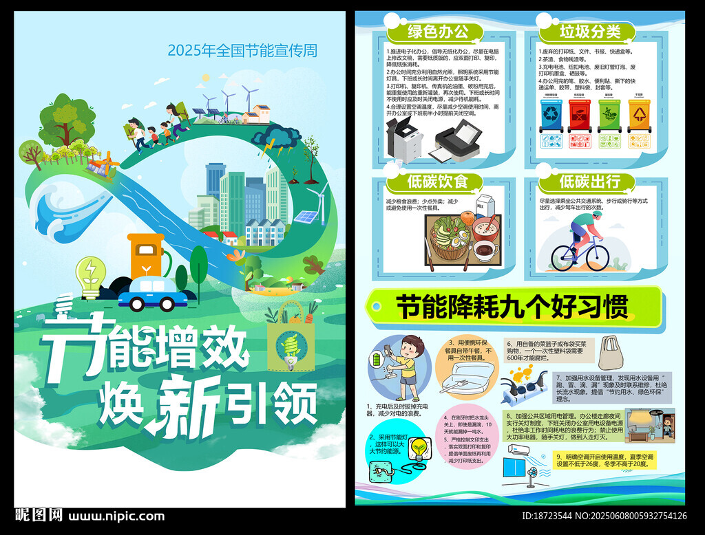 全國節(jié)能宣傳周海報