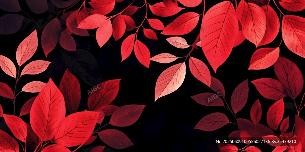紅葉片片 夢幻般的植物圖景
