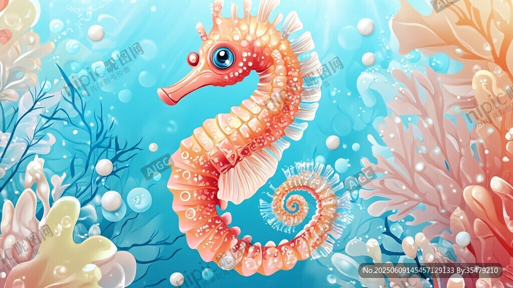 夢幻海馬的海底奇幻世界