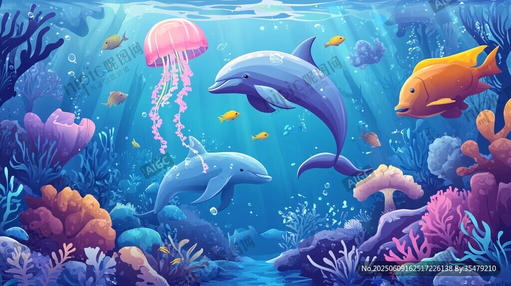 夢(mèng)幻海底世界的海洋生物