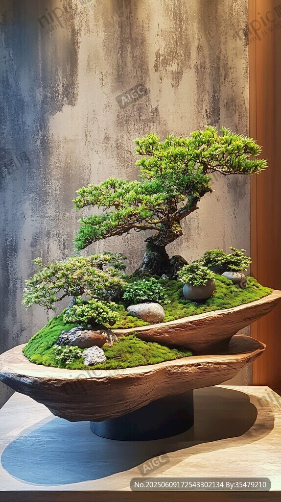 創意盆景展現自然雅致之美