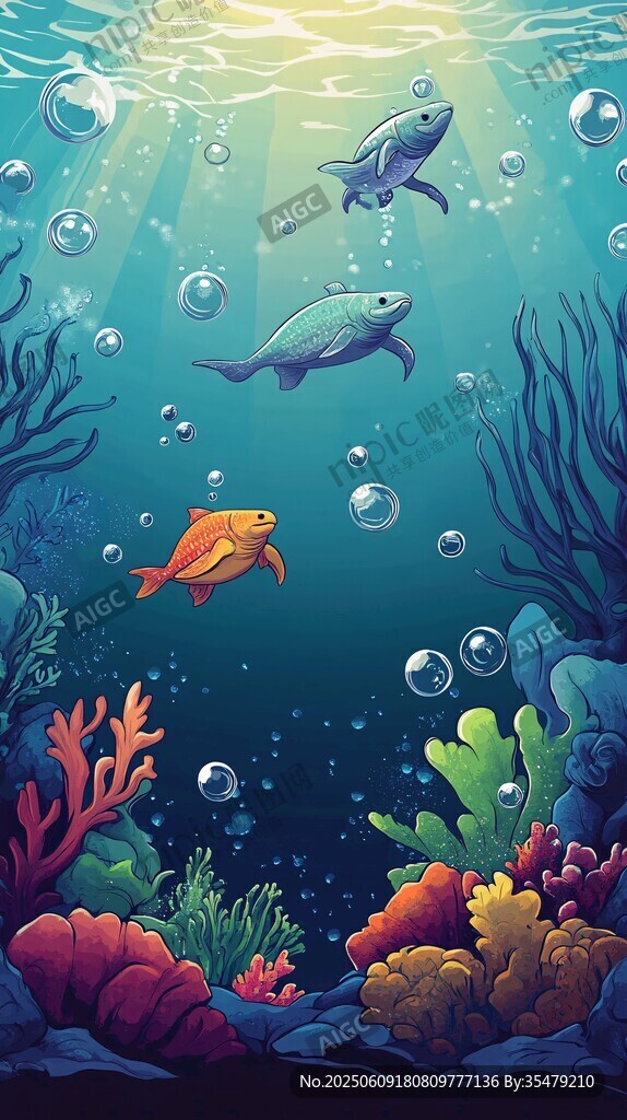 夢幻海底世界 多彩海洋生物