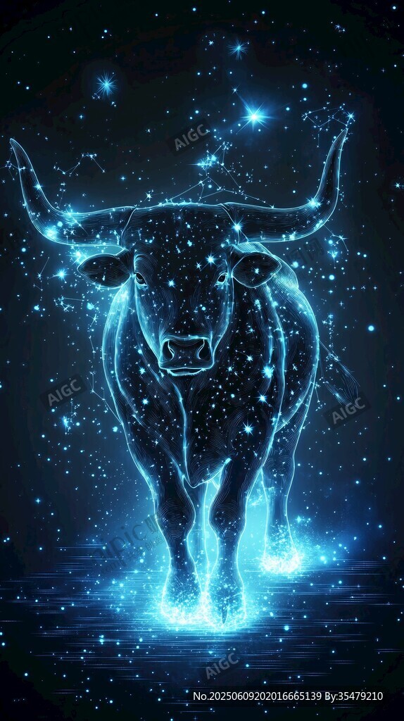 星芒神牛夢幻光影效果
