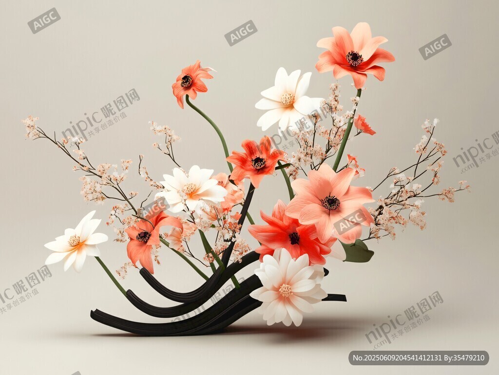 創(chuàng)意花卉插花藝術(shù)擺件