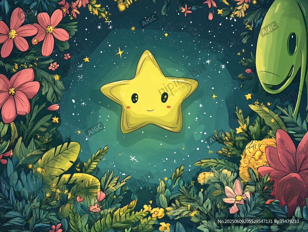 夢幻星與花草的奇妙世界