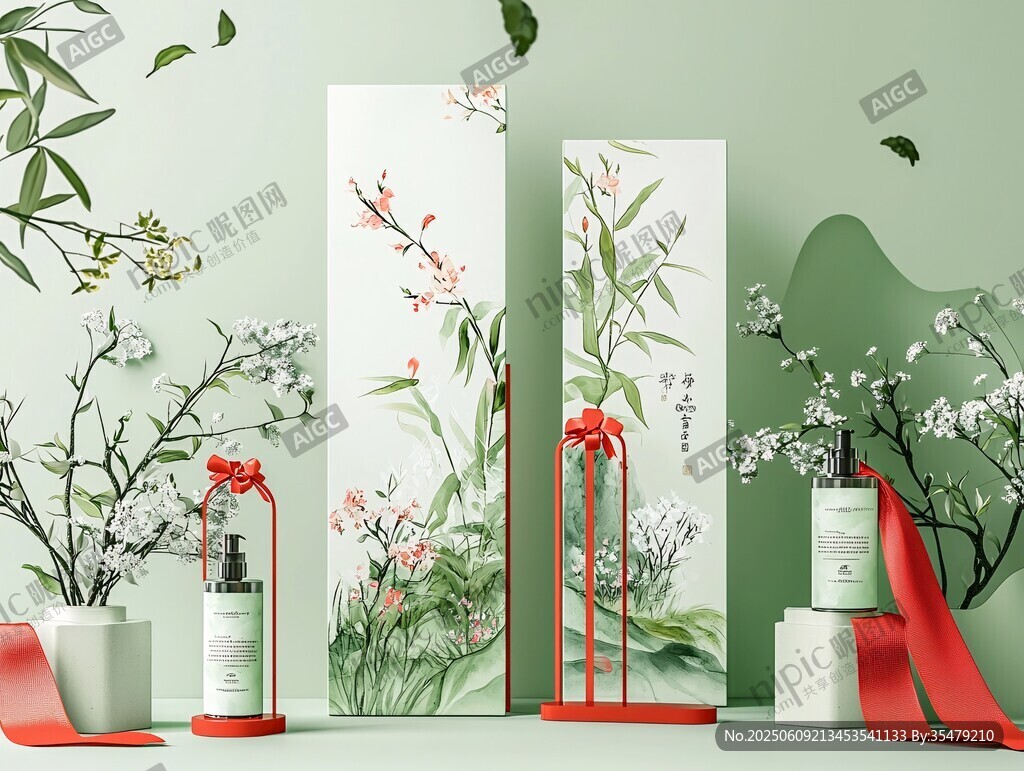 中式雅致香氛產(chǎn)品展示