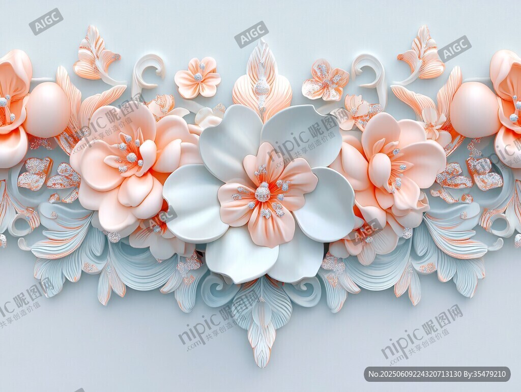 立體花卉裝飾藝術作品