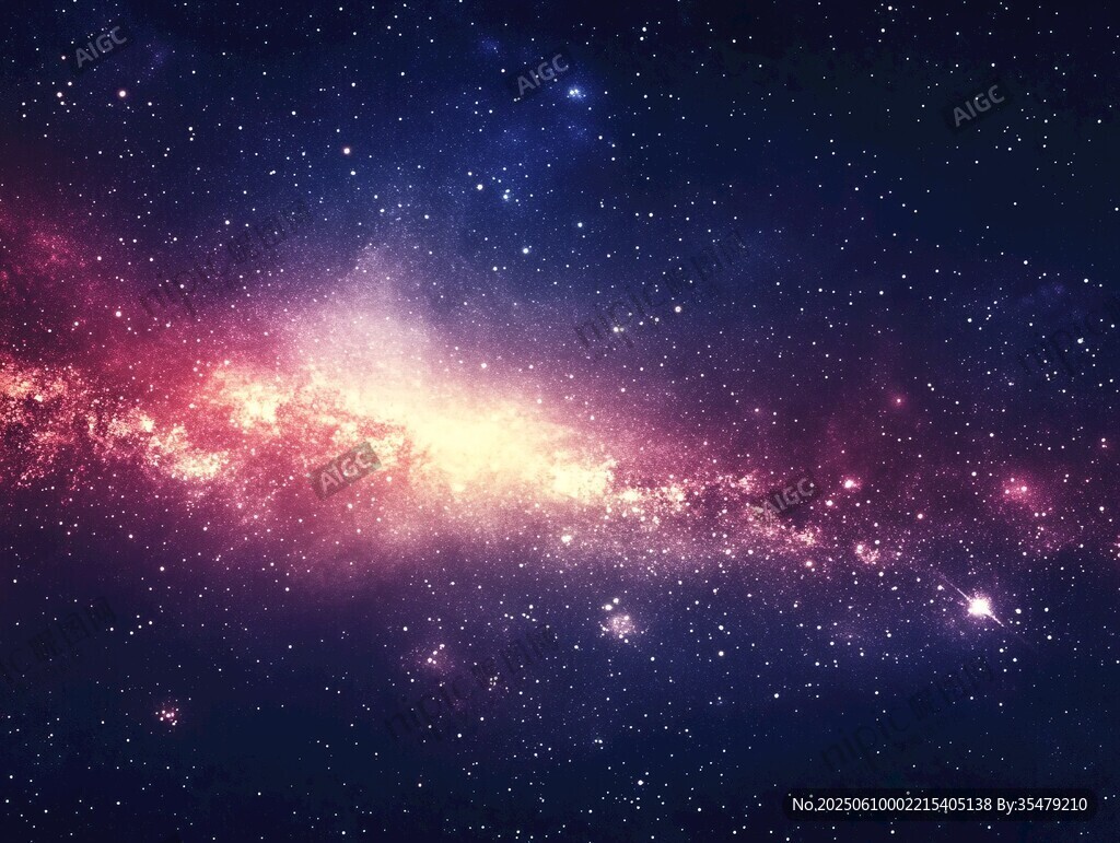 夢幻璀璨的宇宙星空景象