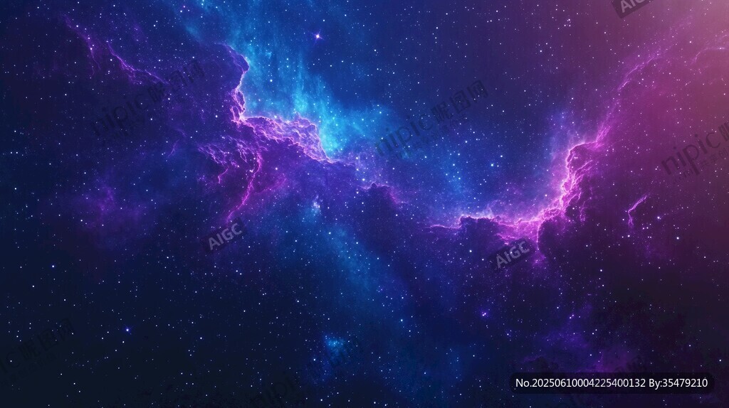 夢幻絢麗的宇宙星云景觀