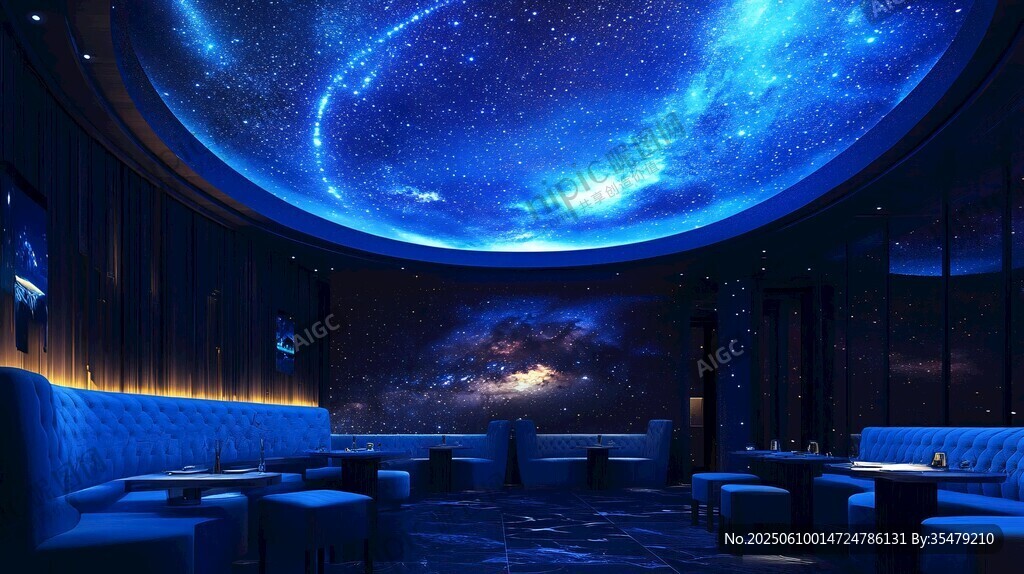 夢幻星空主題室內空間