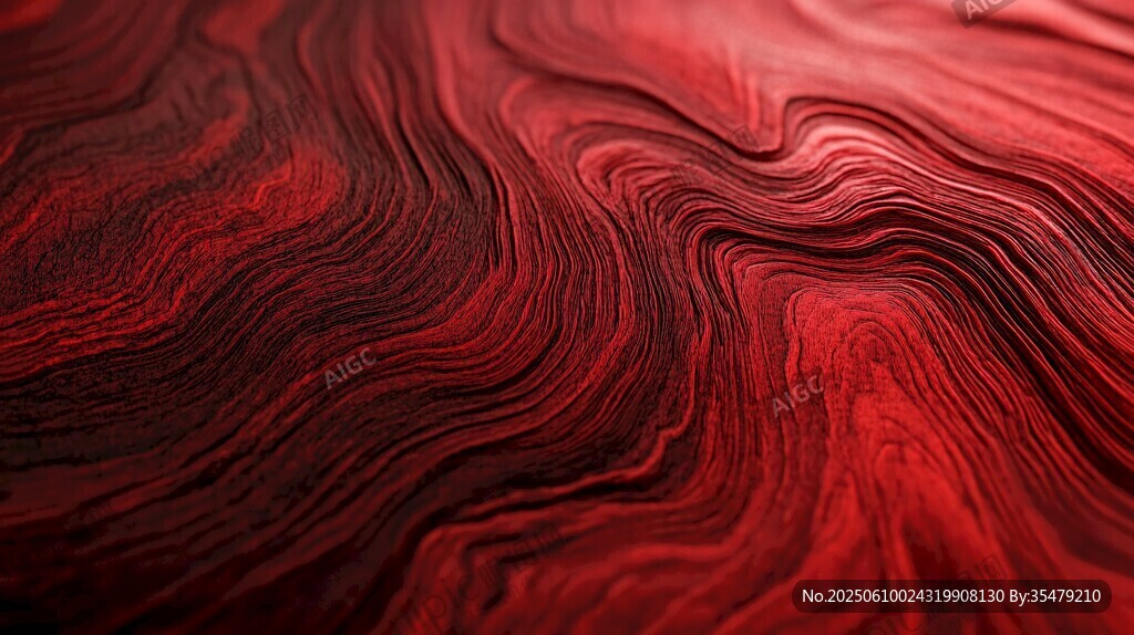 紅色波紋紋理抽象背景圖