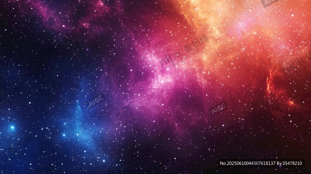 夢幻絢麗的宇宙星云景觀