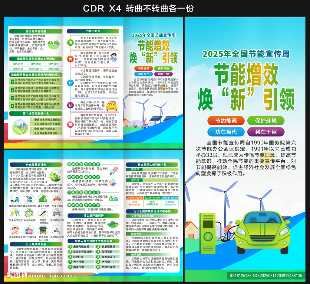 2025全國節(jié)能宣傳周三折頁