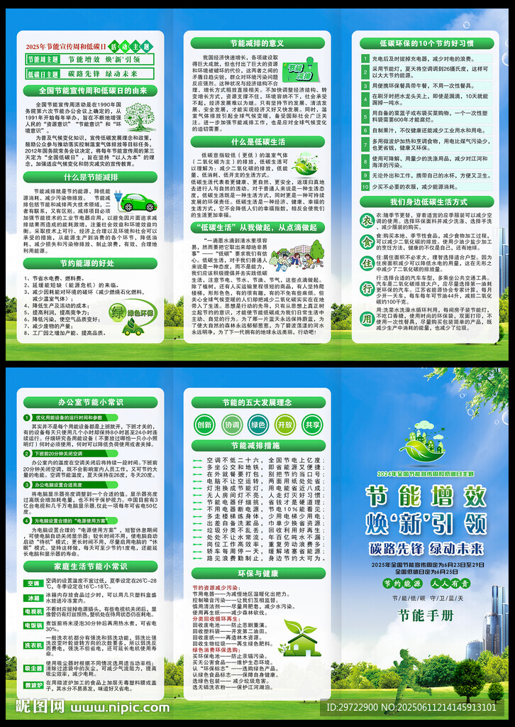 2025節(jié)能宣傳周宣傳手冊
