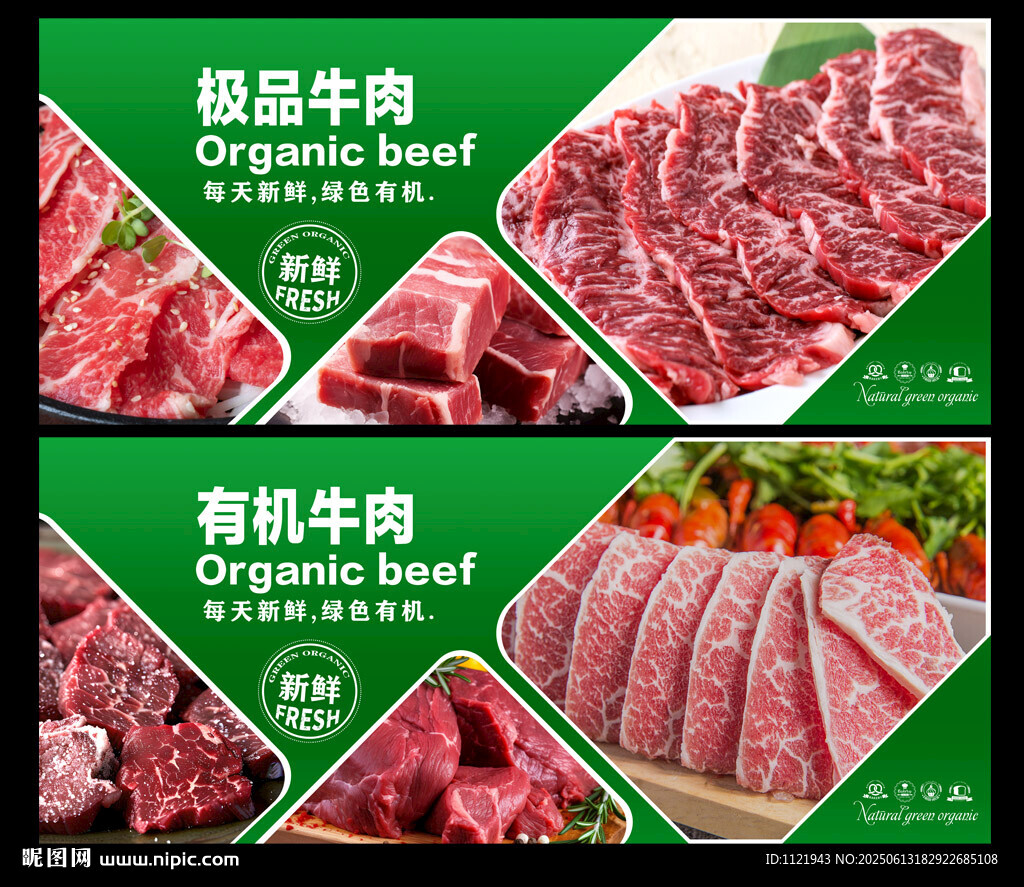 牛肉展板