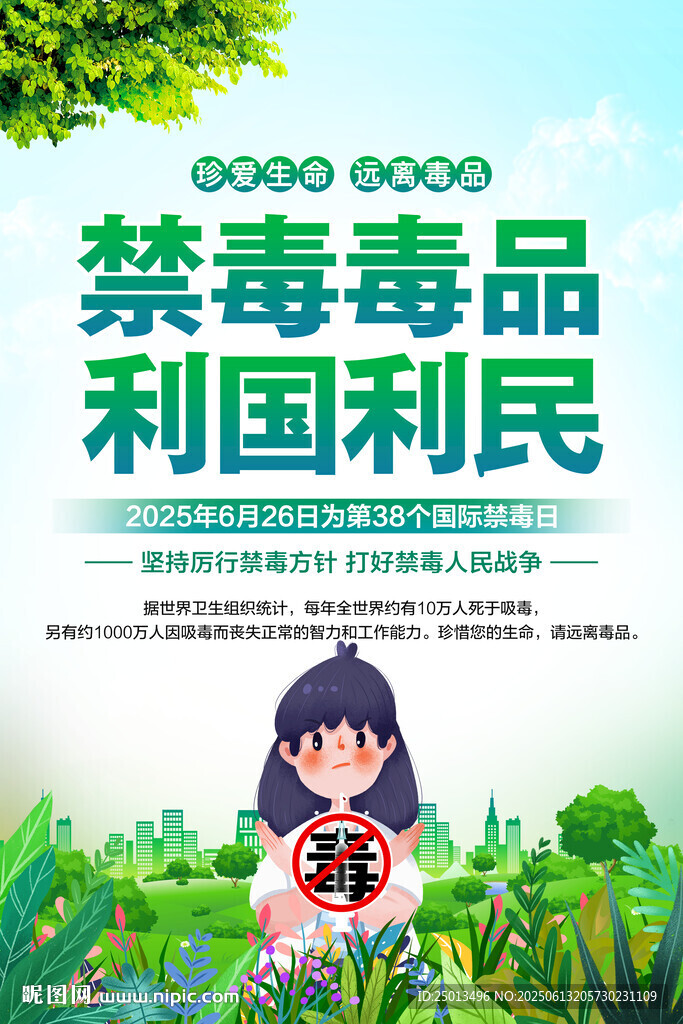 禁毒海報
