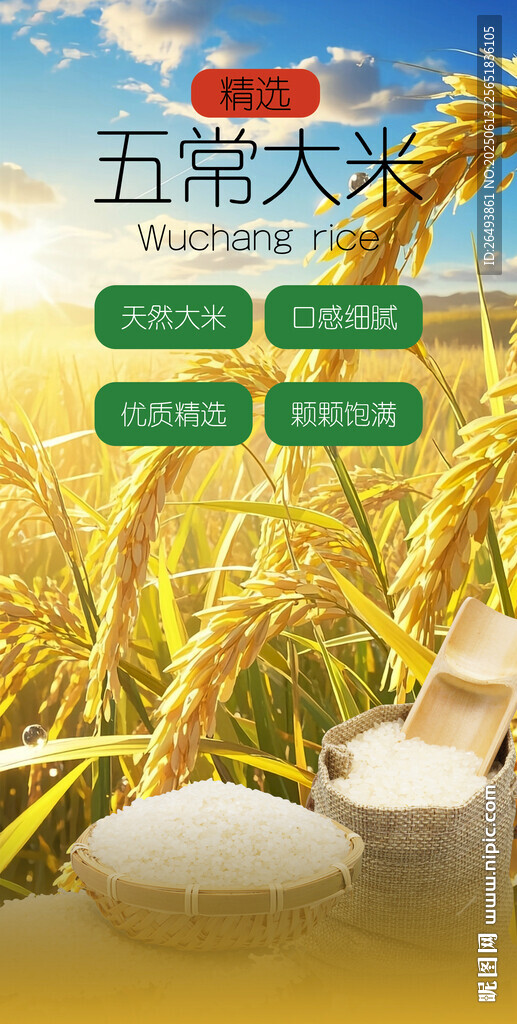 五常大米海報