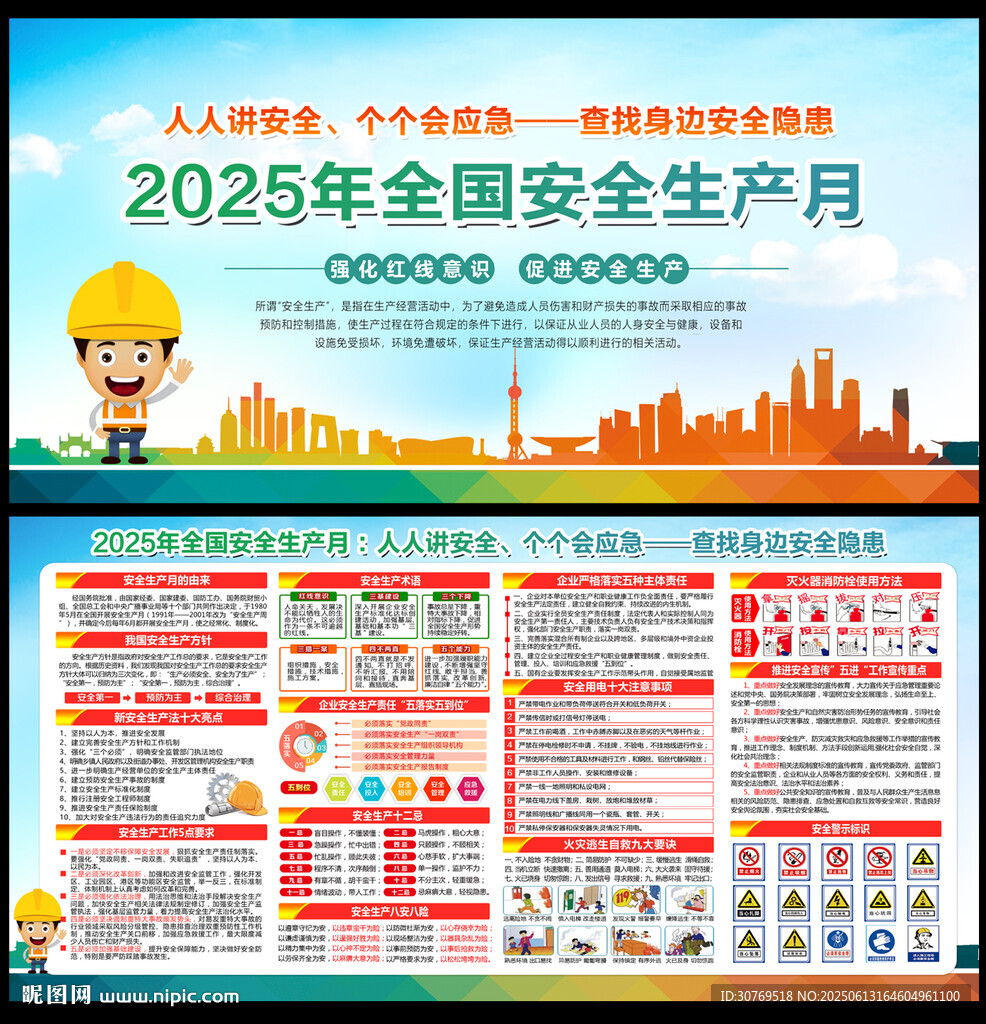 2025年安全生產(chǎn)月宣傳欄