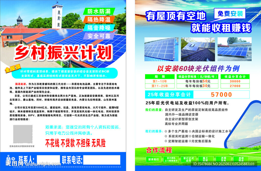光伏 新能源宣傳頁