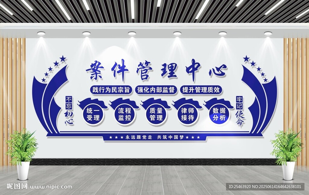 案件管理中心展板