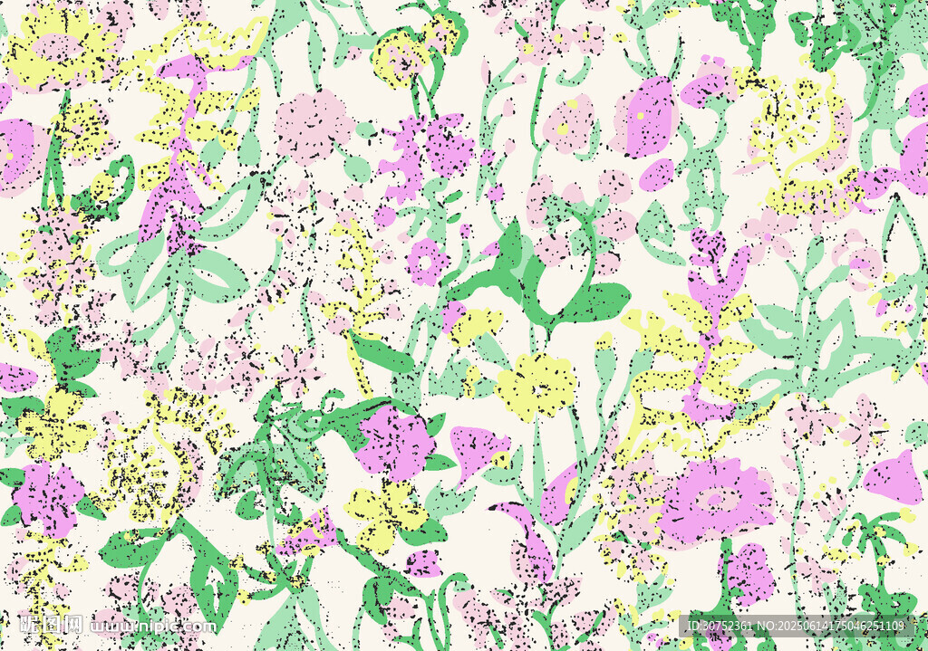 花卉圖案背景清新自然風(fēng)