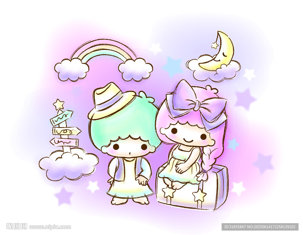 夢(mèng)幻卡通角色與奇幻元素