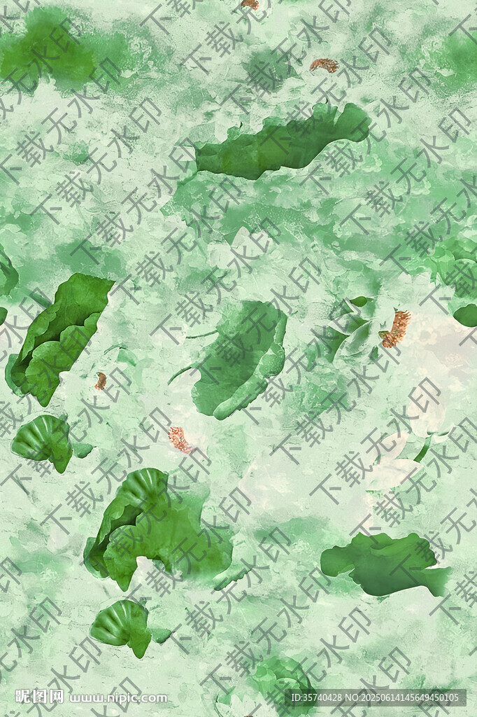 清新綠色水彩紋理背景