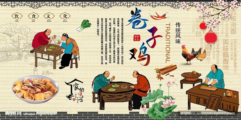 卷子雞