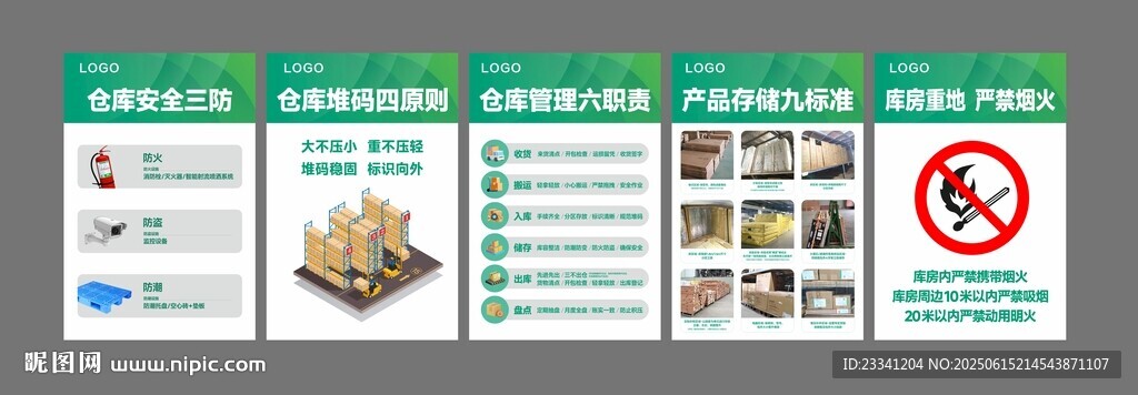 倉庫制度牌五項