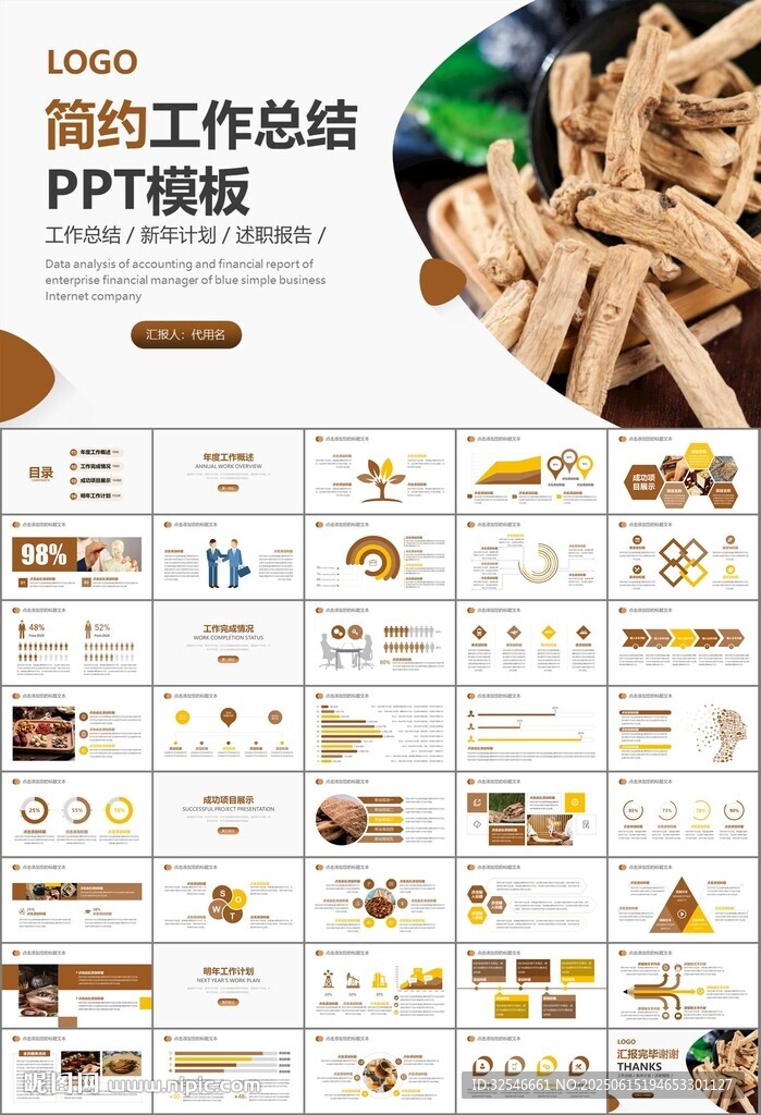 中醫中藥行業總結計劃PPT