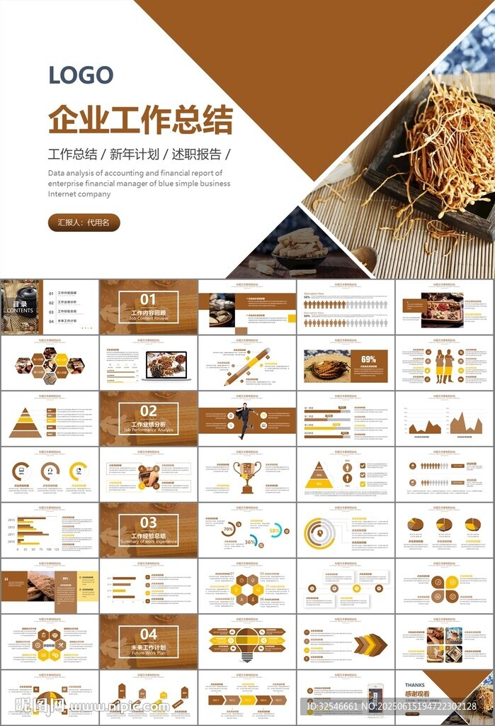 中醫中藥行業總結計劃PPT