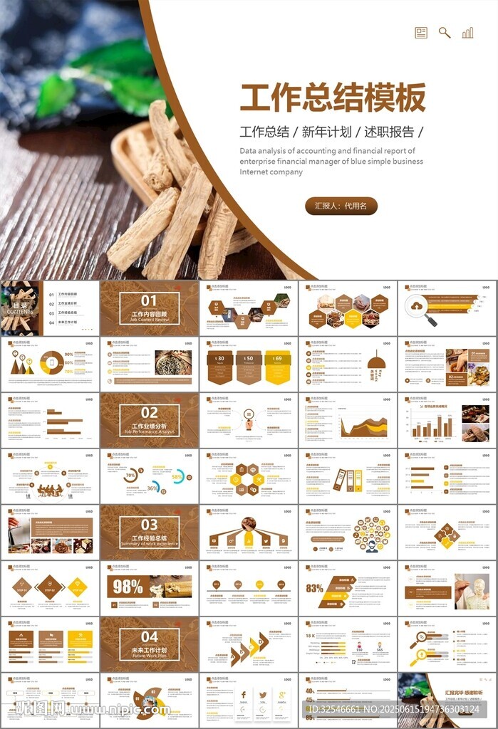 中醫(yī)中藥行業(yè)總結(jié)計劃PPT