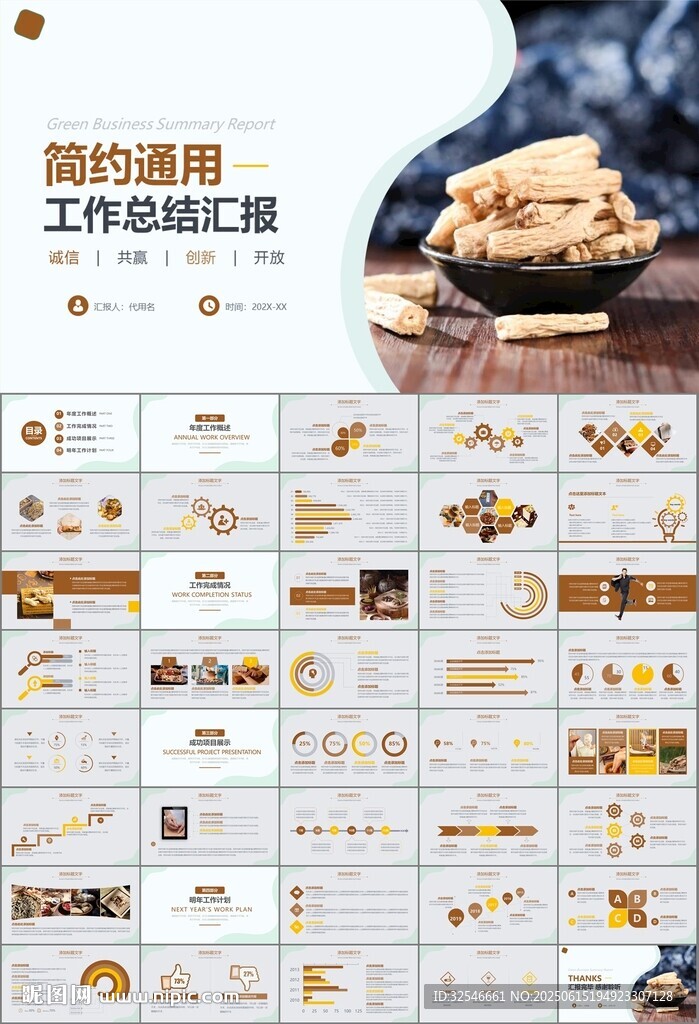 中醫中藥行業總結計劃PPT