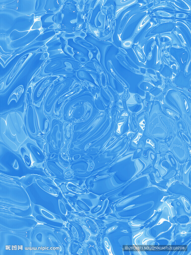 藍色水波紋理背景圖