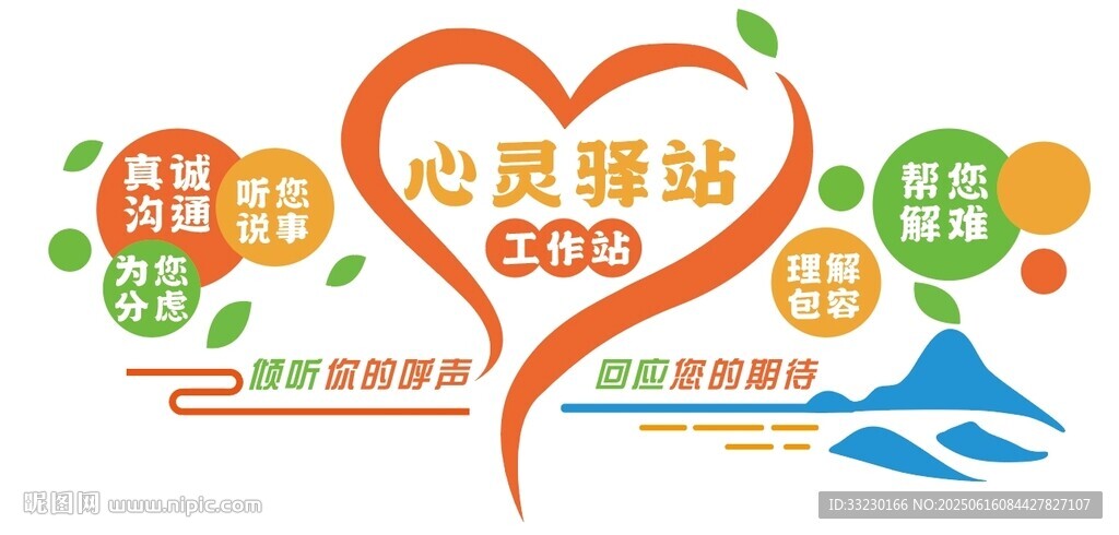 心理驛站文化墻