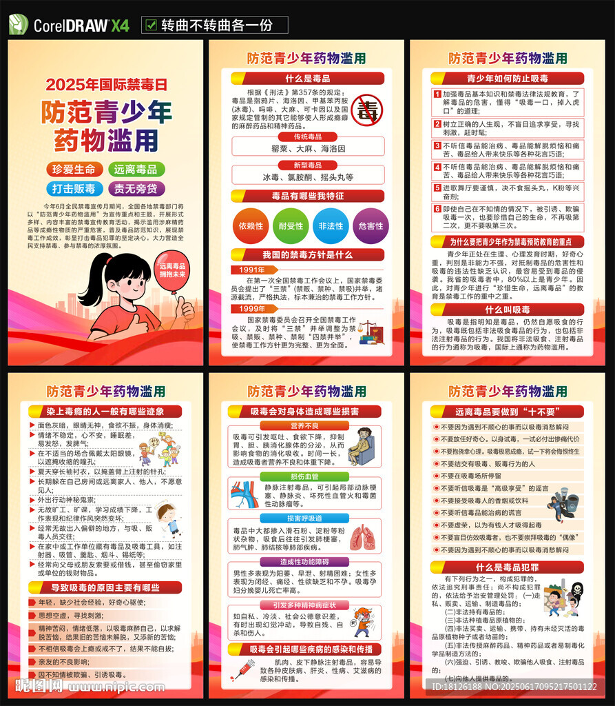 禁毒海報