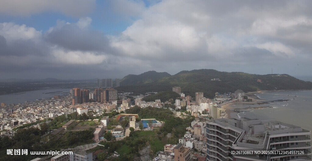 廣東省陽江市陽西縣沙扒鎮(zhèn)航拍