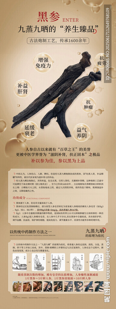 人參物料海報(bào)