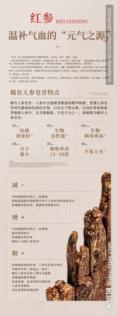 人參物料海報(bào)