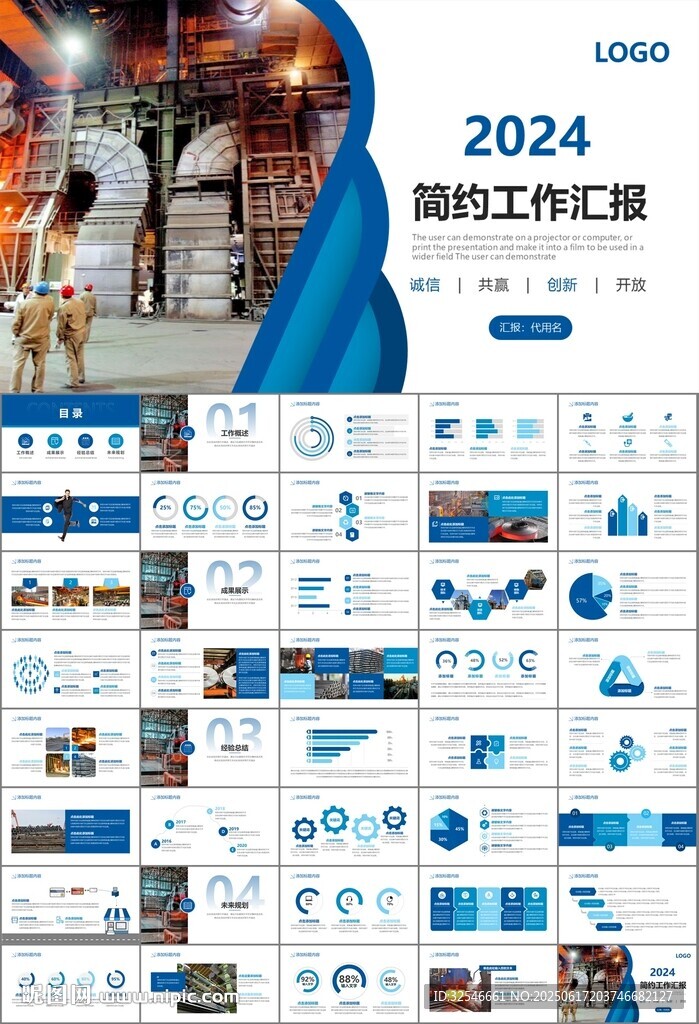 鋼鐵行業年終總結新年計劃ppt