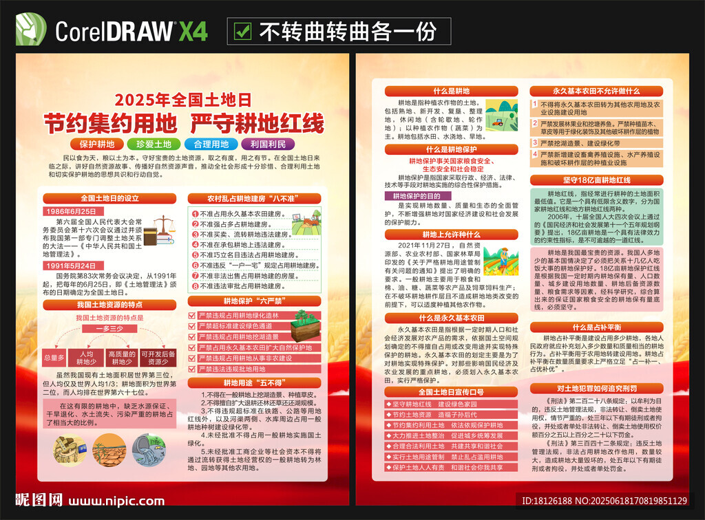 2025全國土地日宣傳單